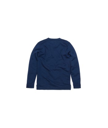 Norse Projects Halfdan Crewneck - Indigo soldes