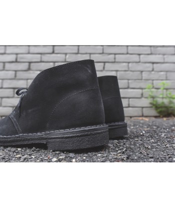 Clarks Desert Boot - Black Suede prix pour 