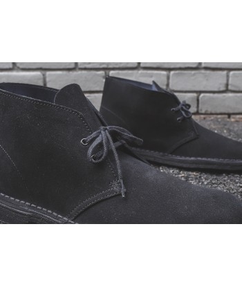 Clarks Desert Boot - Black Suede prix pour 