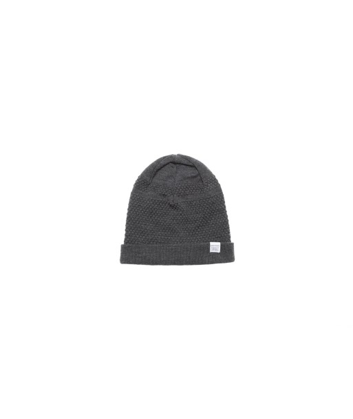 Norse Projects Bubble Beanie - Charcoal rembourrage situé sous