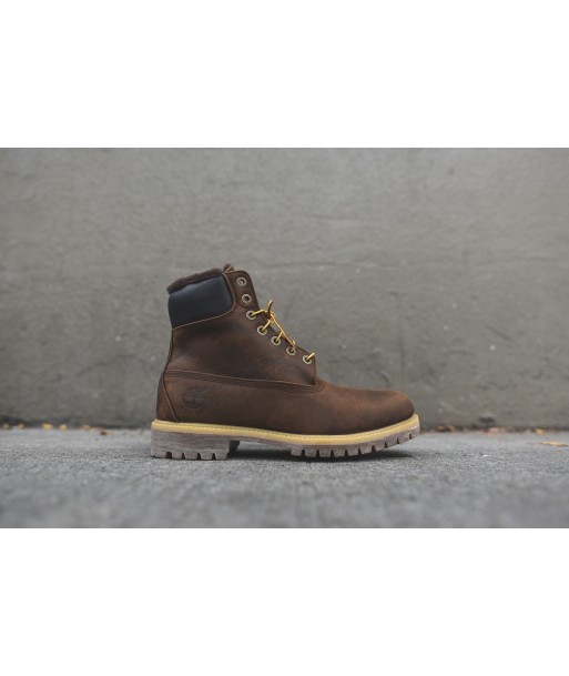 Timberland Heritage 6" Shearling Construct Boot - Dark Brown Economisez 