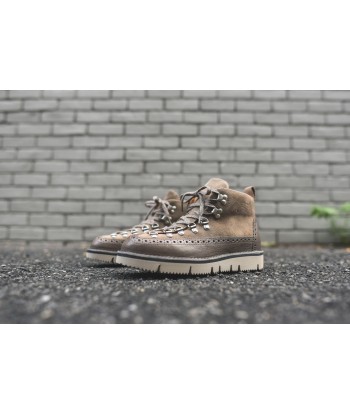 Fracap Brogue Boot - Taupe pas cher