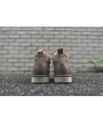 Fracap Brogue Boot - Taupe pas cher