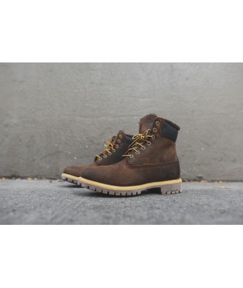 Timberland Heritage 6" Shearling Construct Boot - Dark Brown Economisez 