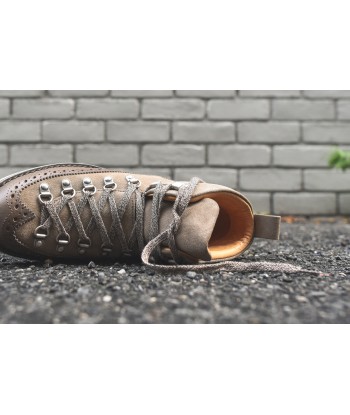 Fracap Brogue Boot - Taupe pas cher