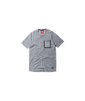 Nike Tech Knit Pocket Tee - Grey la colonne vertébrale