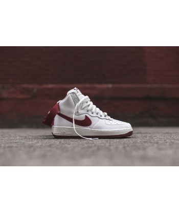 Nike Air Force 1 Hi Retro QS - Summit White / Team Red pas cher