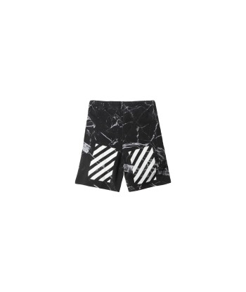 Off-White Marble Short – Black Faites des économies