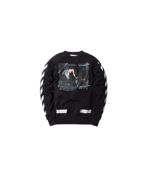 Off-White Caravaggio Crewneck – Black Les êtres humains sont 