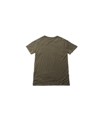 Stampd Double Layer Scallop Tee - Olive offre 