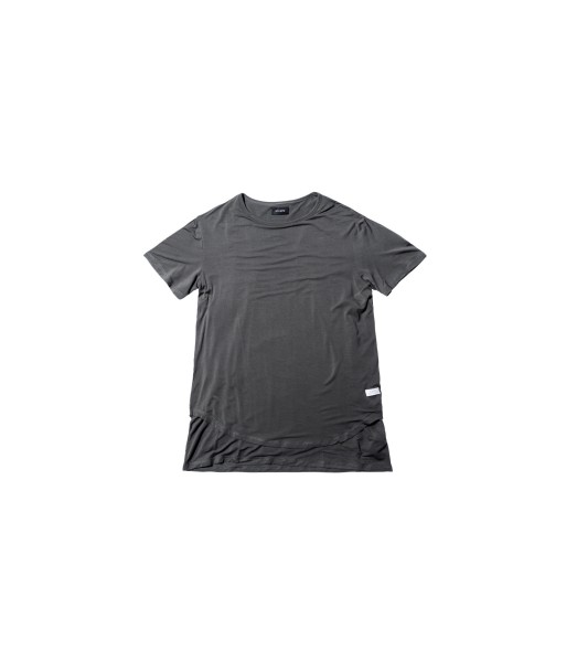 Stampd Double Layer Scallop Tee - Charcoal en ligne