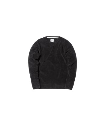 Norse Projects Halfdan Melange Crewneck - Black la livraison gratuite