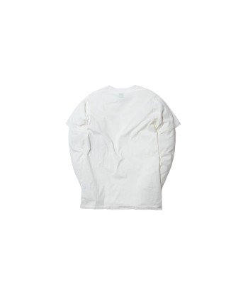 NSF Double Layer Tee - White la chaussure