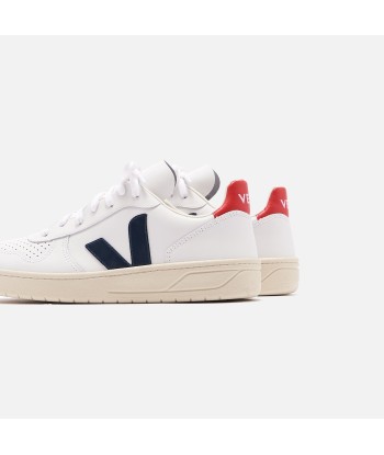 Veja V-10  - White / Navy / Red 50% de réduction en Octobre 2024