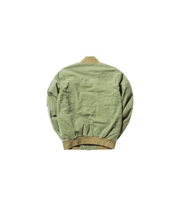 John Elliott Paneled Flight Jacket - Washed Olive livraison et retour toujours gratuits