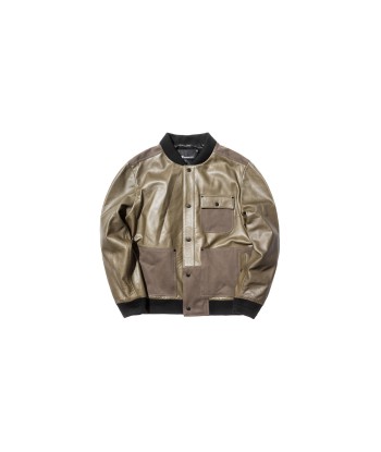 T by Alexander Wang Leather Bomber - Army Dans la société mordern