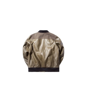 T by Alexander Wang Leather Bomber - Army Dans la société mordern