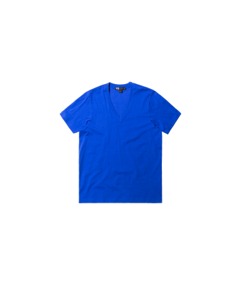 Y-3 Classic V-Neck Tee - Blue livraison et retour toujours gratuits