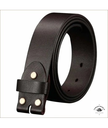 Ceinture Western Sans Boucle Véritable concentré