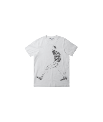 Y-3 Walking Sketch Tee - White Jusqu'à 80% De Réduction