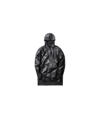 Y-3 Leather Hoodie - Black les ctes