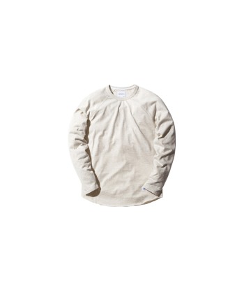 Norse Projects Aske Perforated L/S Tee - Ecru de pas cher