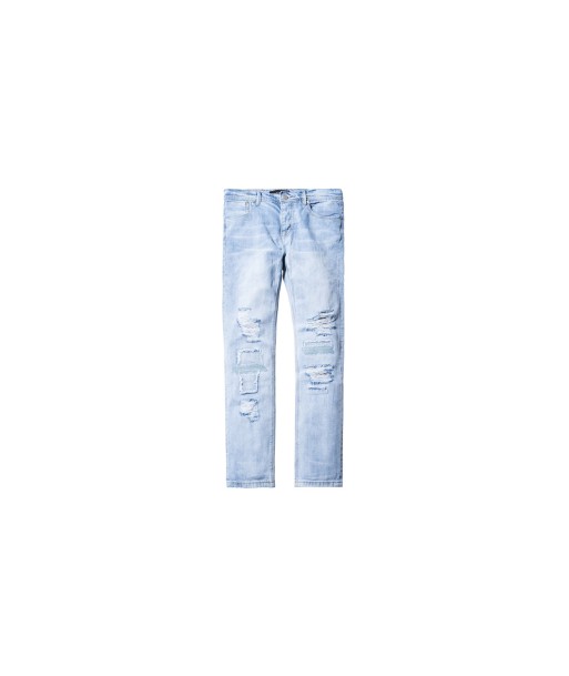 Stampd Repaired 5-Pocket Denim - Blue shop