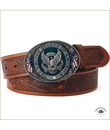 Ceinture Cuir Homme Style Western commande en ligne