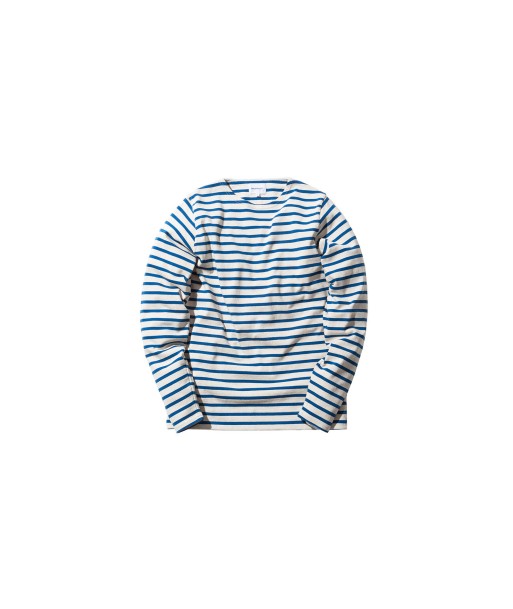 Norse Projects Godtfred Compact L/S Tee - Ecru / Blue À commander