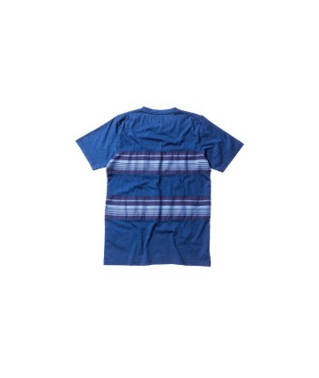 Norse Projects James Contrast Stripe Tee - Indigo Pour