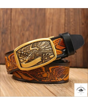 Ceinture Homme Gravée Cowboy Fin de série