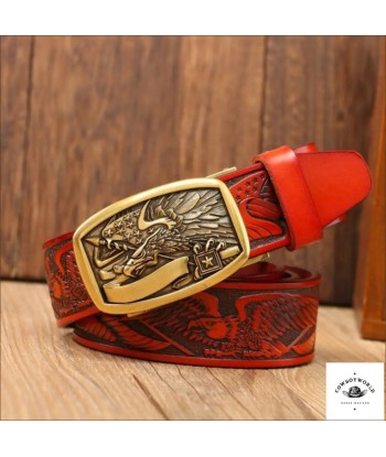 Ceinture Homme Gravée Cowboy Fin de série