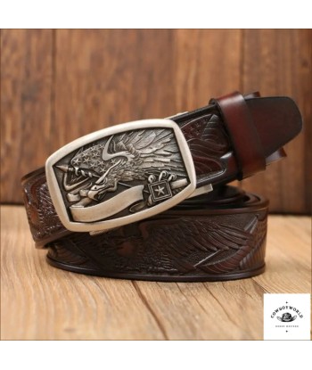 Ceinture Homme Gravée Cowboy Fin de série