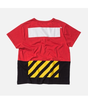 Off-White Patchwork Tee - Red / Black Le MVP de beaucoup