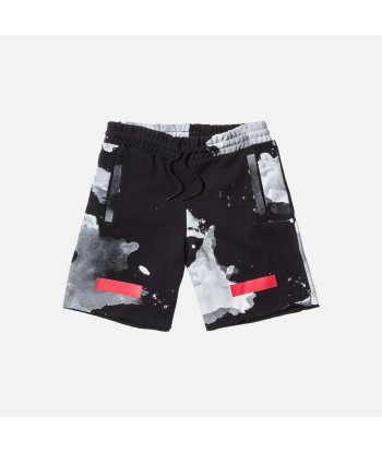 Off-White Liquid Spots Shorts - Black / Red le concept de la Pate a emporter 