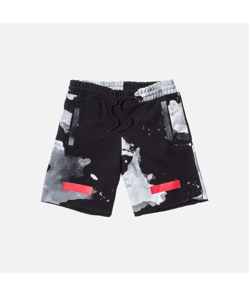 Off-White Liquid Spots Shorts - Black / Red le concept de la Pate a emporter 