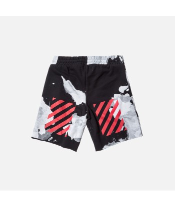 Off-White Liquid Spots Shorts - Black / Red le concept de la Pate a emporter 