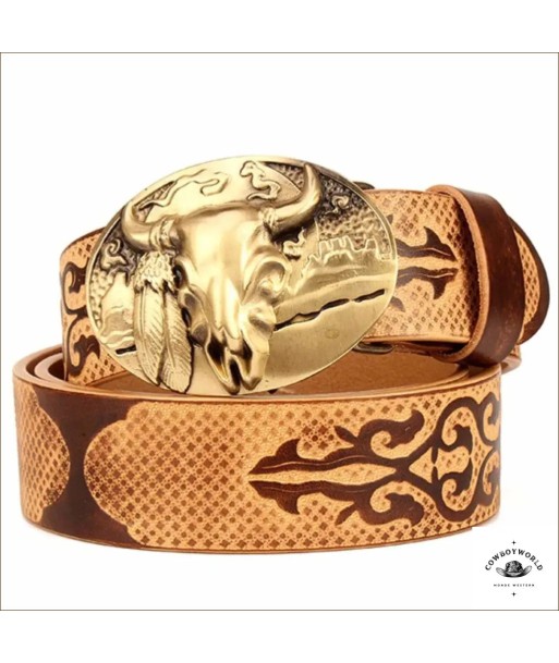 Ceinture de Cowboy Homme en Cuir plus qu'un jeu 