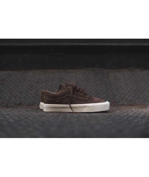 Vans Vault Old Skool Lite LX - Chestnut brillant des détails fins