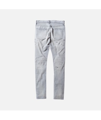 John Elliott The Cast 2 Destroyed Denim - Grey hantent personnes