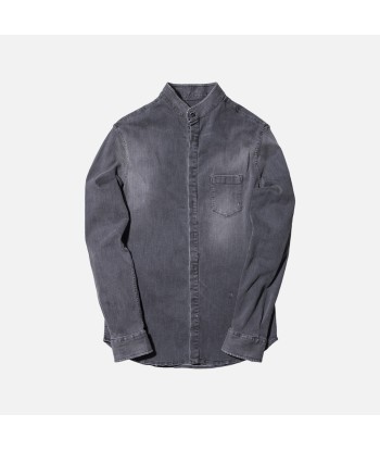 Pierre Balmain Denim Button-Up - Black ouvre sa boutique