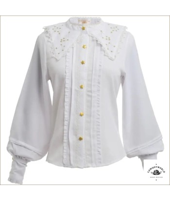 Chemise Blanche Western Femme pas chere