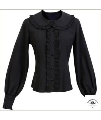 Chemise Femme Noire Western Les magasins à Paris